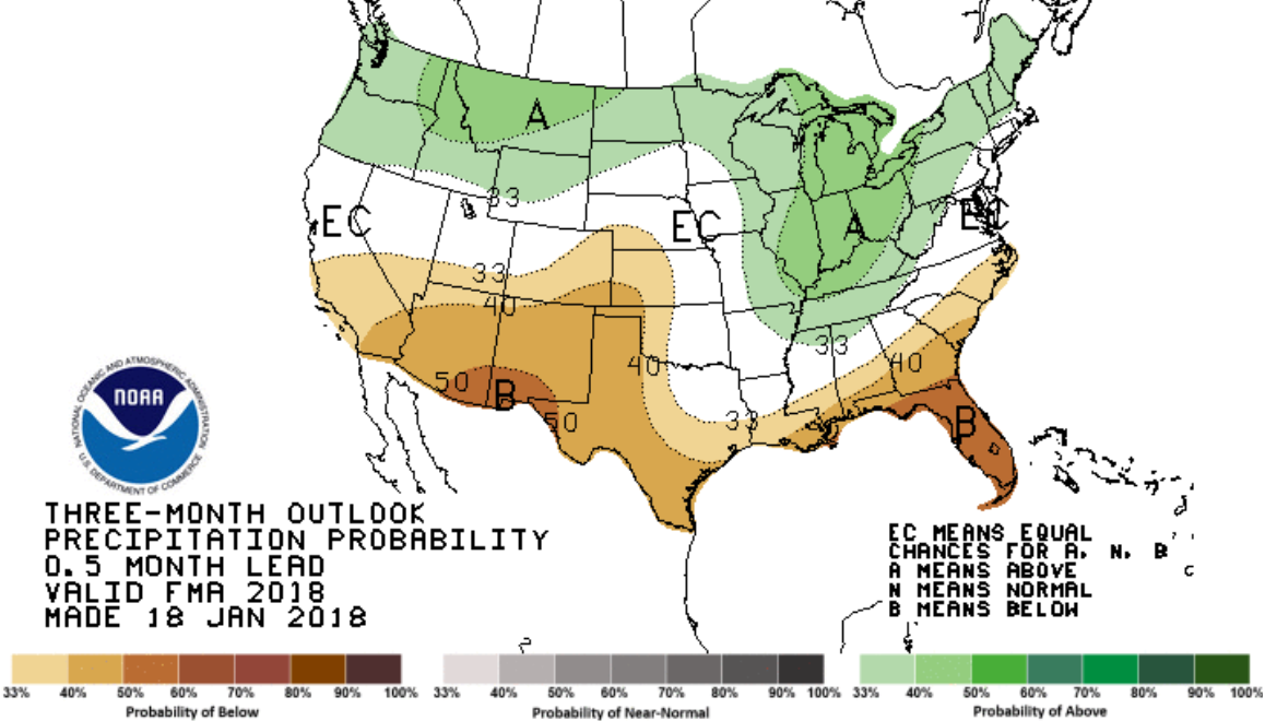 Feb-April Precip Outlook